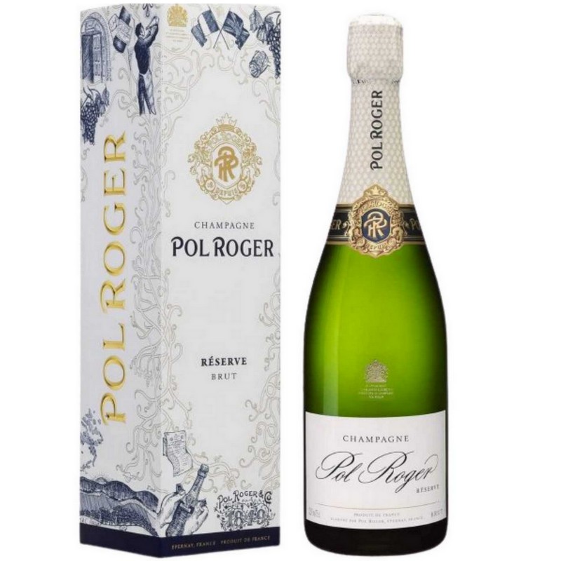 Champagne Brut Reserve - Confezione Astucciata 750 ml- Pol Roger
