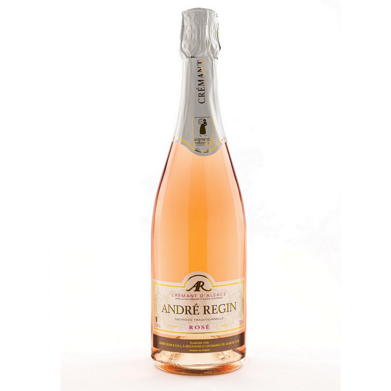 Cremant d'Alsace Methode Traditionelle Rosè- Andrè Regin